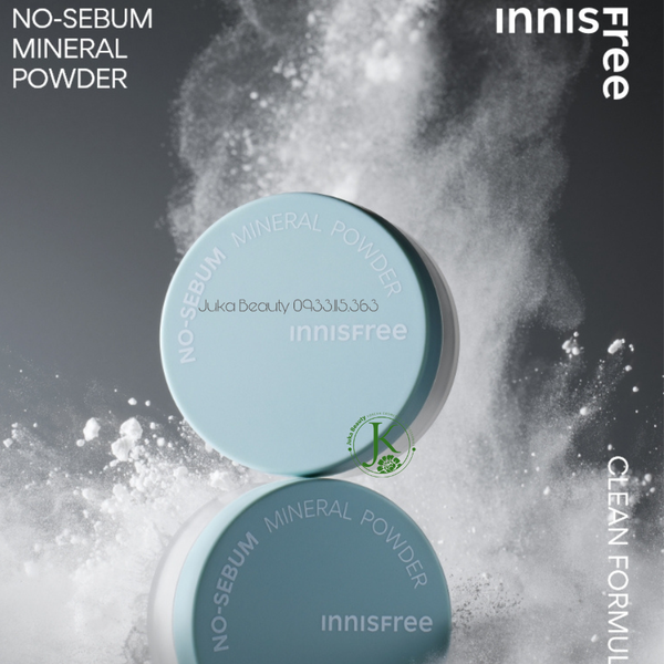  Phấn Phủ Dạng Bột, Kiềm Dầu Innisfree No Sebum Mineral Powder 5g (Mẫu Mới) 