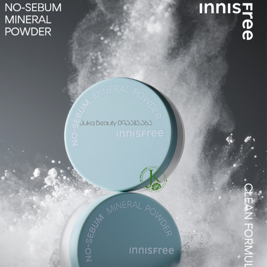  Phấn Phủ Dạng Bột, Kiềm Dầu Innisfree No Sebum Mineral Powder 5g (Mẫu Mới) 