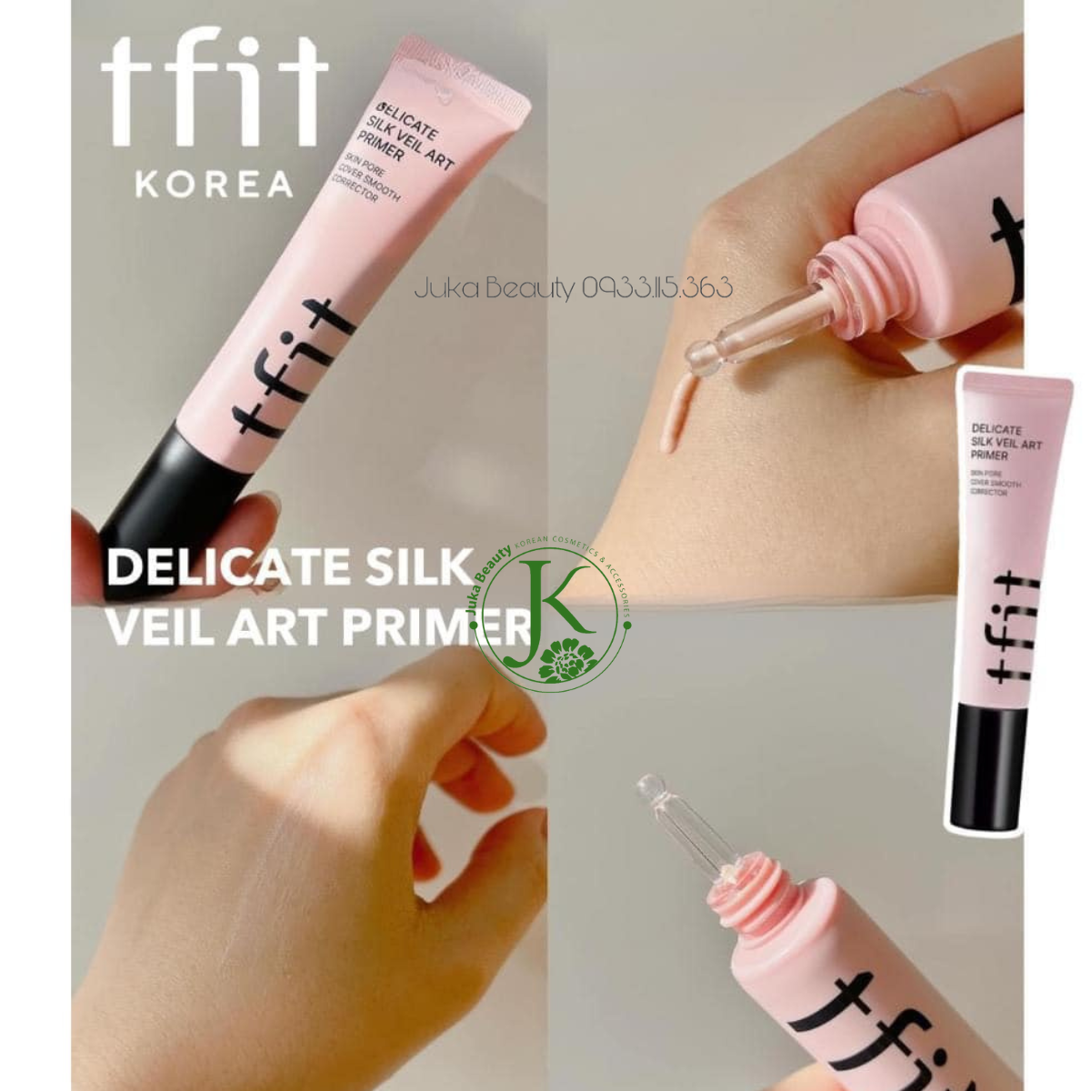  Kem Lót Kiềm Dầu Tfit Delicate Silk Veil Art Primer 30ml 
