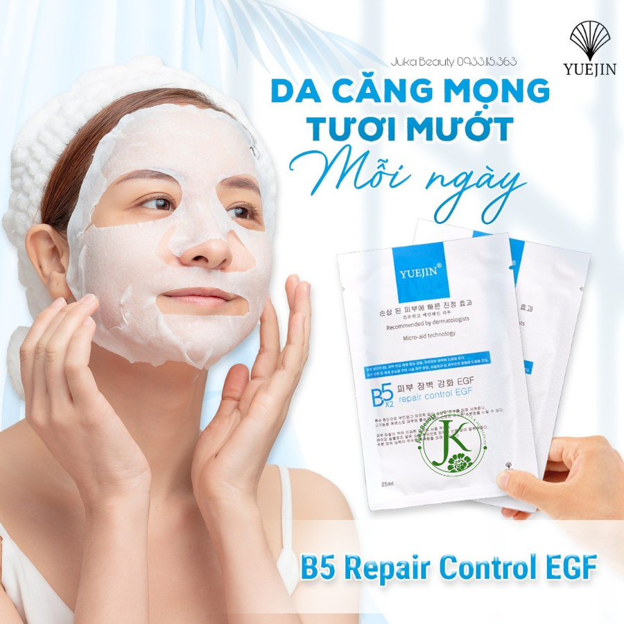  (NEW) Mặt Nạ Cấp ẩm Phục Hồi Da Yuejin B5 Repair Control EGF 25ml 