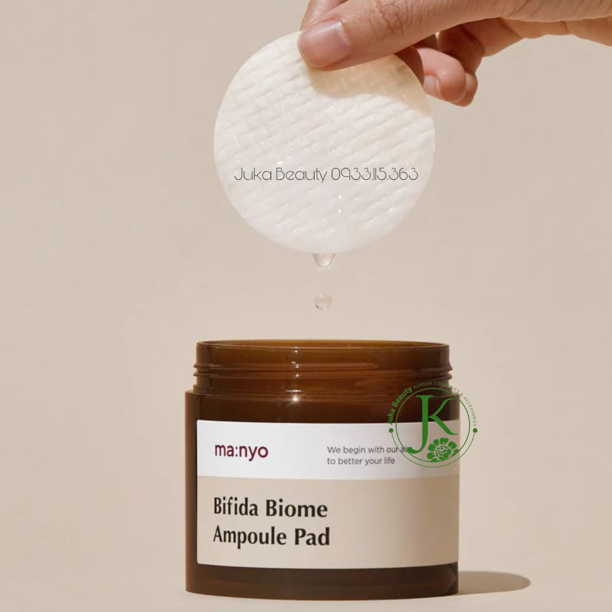  Miếng Bông Cấp ẩm, Phục Hồi Da Manyo Bifida Biome Ampoule Pad 150ml (70 Miếng) 