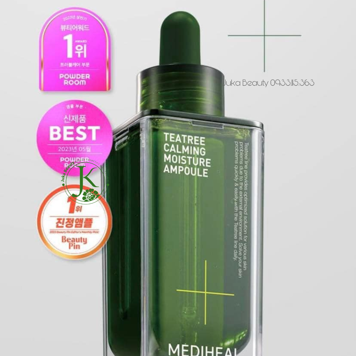  Tinh Chất Tràm Trà, Giảm Mụn Mediheal Teatree Calming Moisture Ampoule 