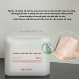  Miếng Bông Tẩy Da Chết, Dưỡng ẩm Mediheal Phyto Enzyme Peeling Pad 200ml (90 miếng) 