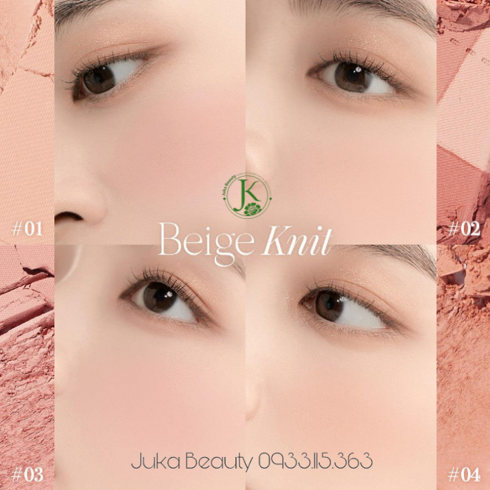  Phấn má hồng 4 ô Dasique Blending Mood Cheek 16.8g 