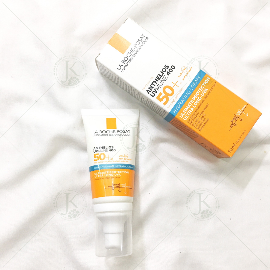  Kem Chống Nắng Cho Da Khô Nhạy Cảm La Roche-Posay Anthelios Creme Hydratante SPF50+ (VẠCH XANH DƯƠNG) 