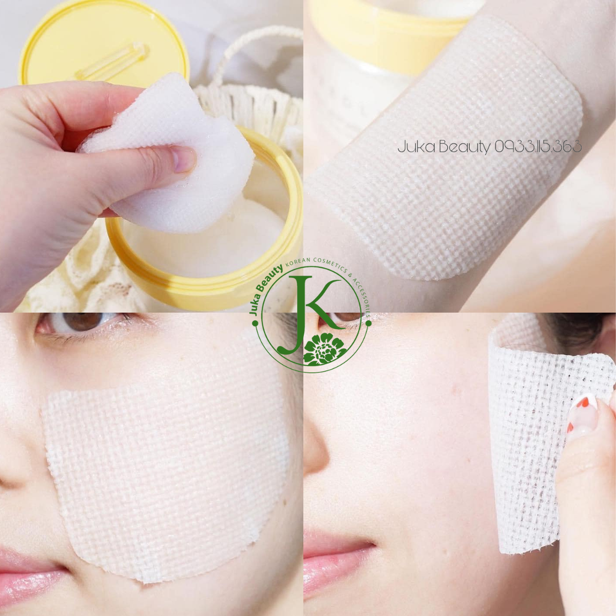  Miếng Bông Dưỡng ẩm, Sáng Da Needly Vita C Glow Jelly Pad 210g (60 miếng) 