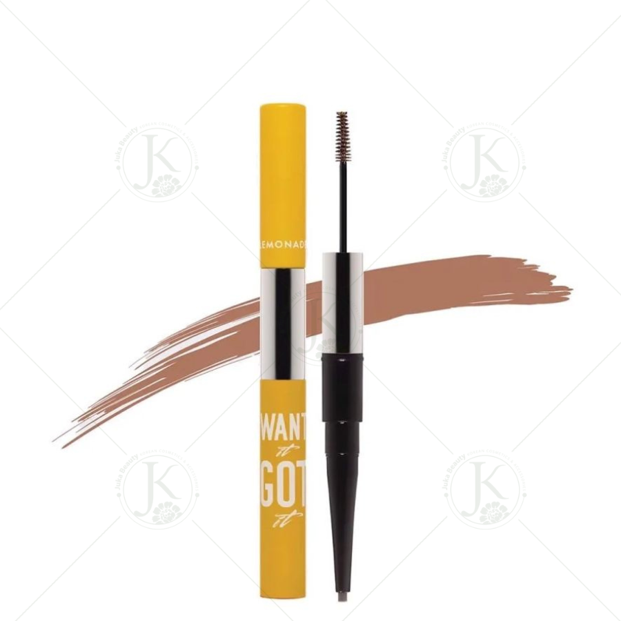  Chì Kẻ Mày Hai Đầu Tiện Lợi Cho Lông Mày Lemonade Want It Got It Dual Eyebrow 0.25g+2.5g 