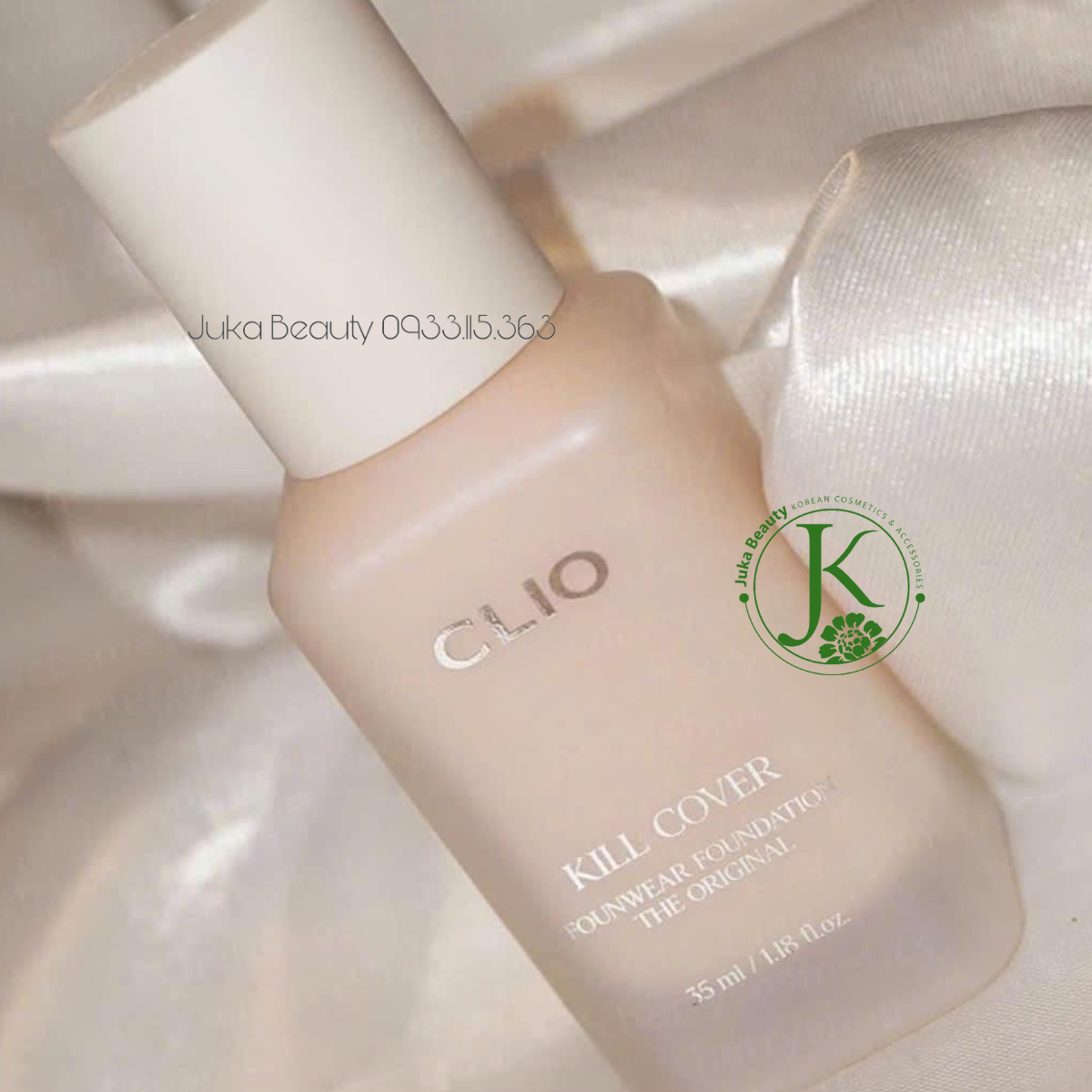  (MẪU MỚI) Kem Nền Mỏng, Che Phủ Khuyết Điểm Clio Kill Cover Founwear Foundation The Original 35ml 