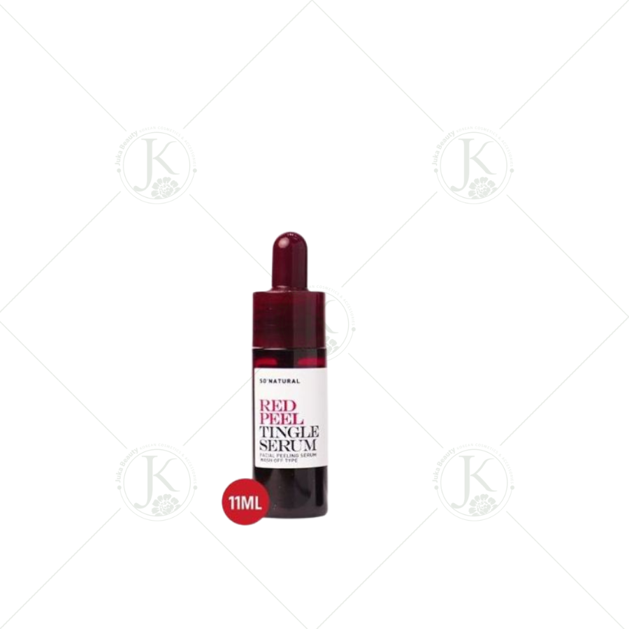  [PHIÊN BẢN MỚI] Tinh Chất Tẩy Da Chết Hóa Học So’Natural Red Peel Tingle Serum 11ML 