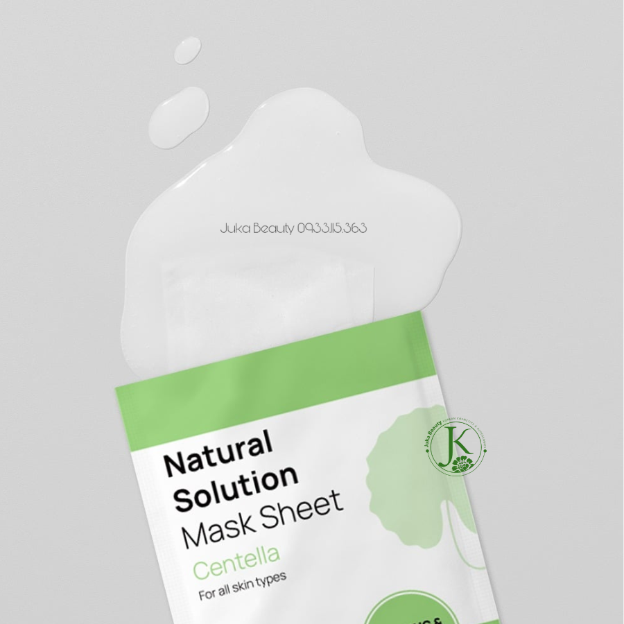  Mặt Nạ Giấy Dưỡng ẩm Sáng Da Freska Natural Solution Mask Sheet 25ml (1 miếng) 