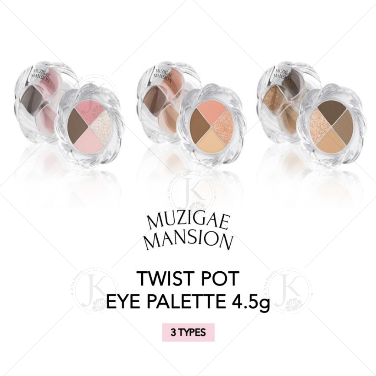 Phấn Mắt 4 Ô Muzigae Mansion Twist Pot Eye Pallete 4.5g 