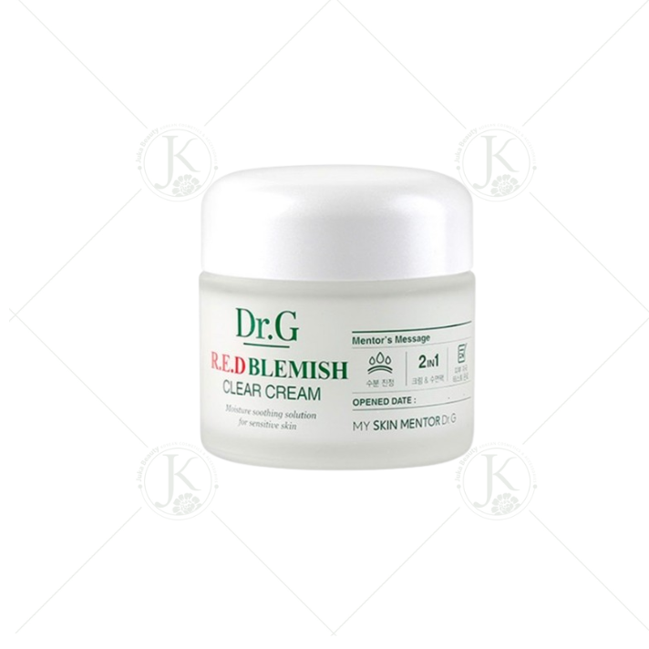  Kem dưỡng ẩm, phục hồi da nhạy cảm DR.G R.E.D Blemish CLEAR CREAM 70ml 