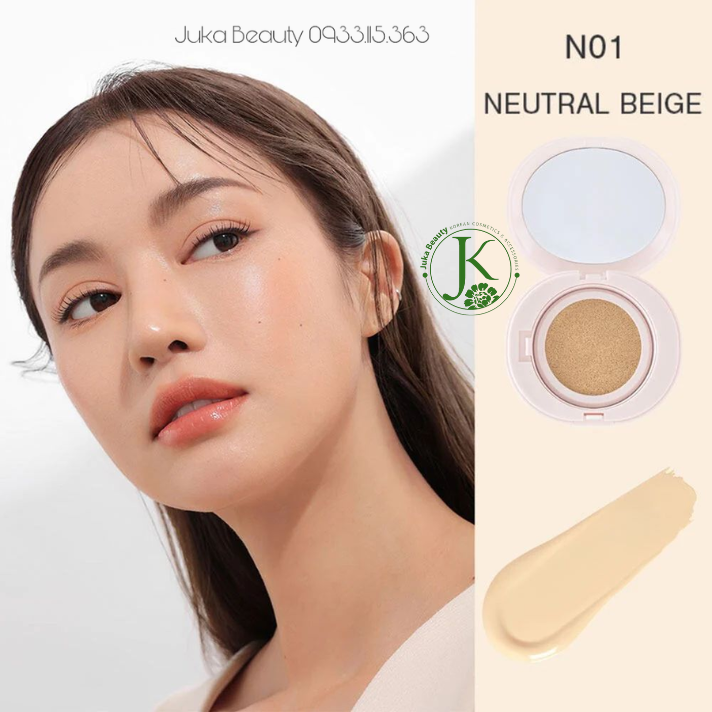  Phấn Nước Mỏng Nhẹ 3CE Bare Cover Cushion SPF40 PA++ 15g 