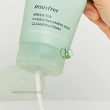  Sữa Rửa Mặt Trà Xanh Sạch Sâu Da Innisfree Green Tea Hydrating Amino Acid Cleansing Foam 150g 