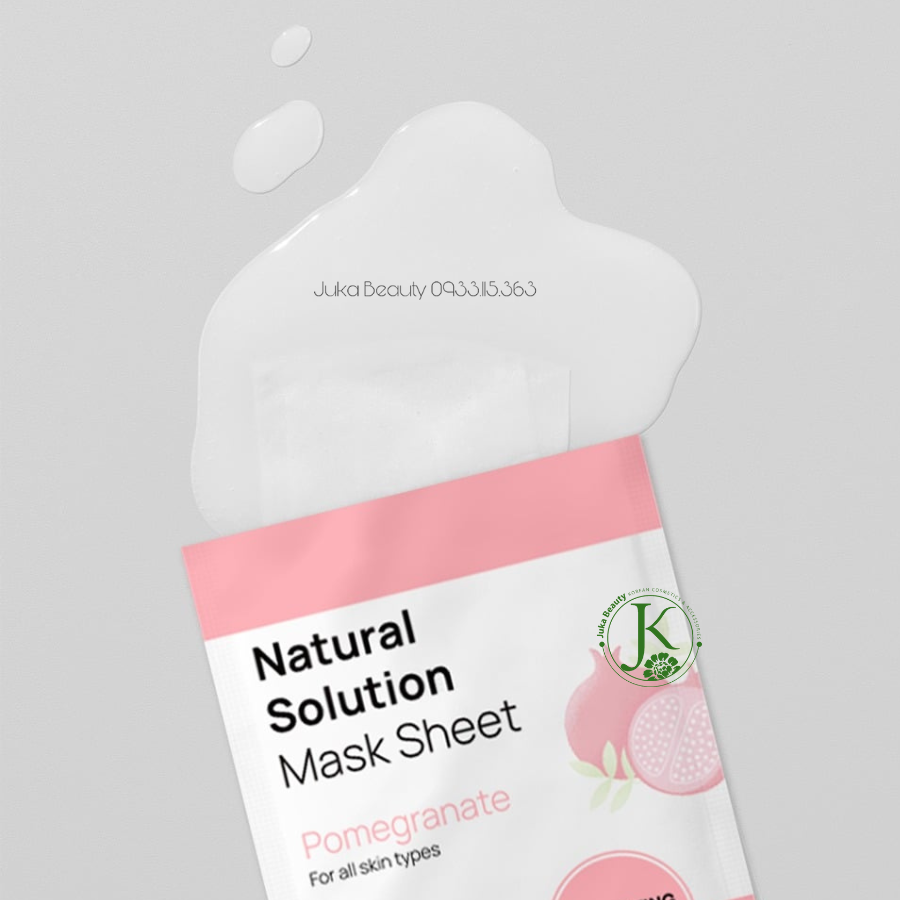  Mặt Nạ Giấy Dưỡng ẩm Sáng Da Freska Natural Solution Mask Sheet 25ml (1 miếng) 