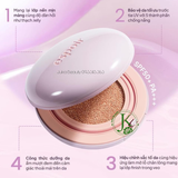 (TẶNG KÈM VÍ) Phấn Nước Chống Nắng Nâng Tone Espoir Dewlike Jello Tone Up Cushion SPF50+ PA+++ 15g 