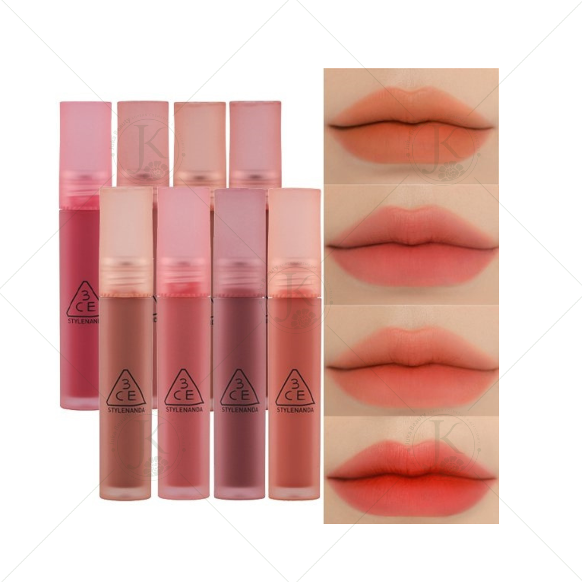 [HOT] Son Kem Tint Lì, Bền Màu 3CE Blur Water Tint 4.6g