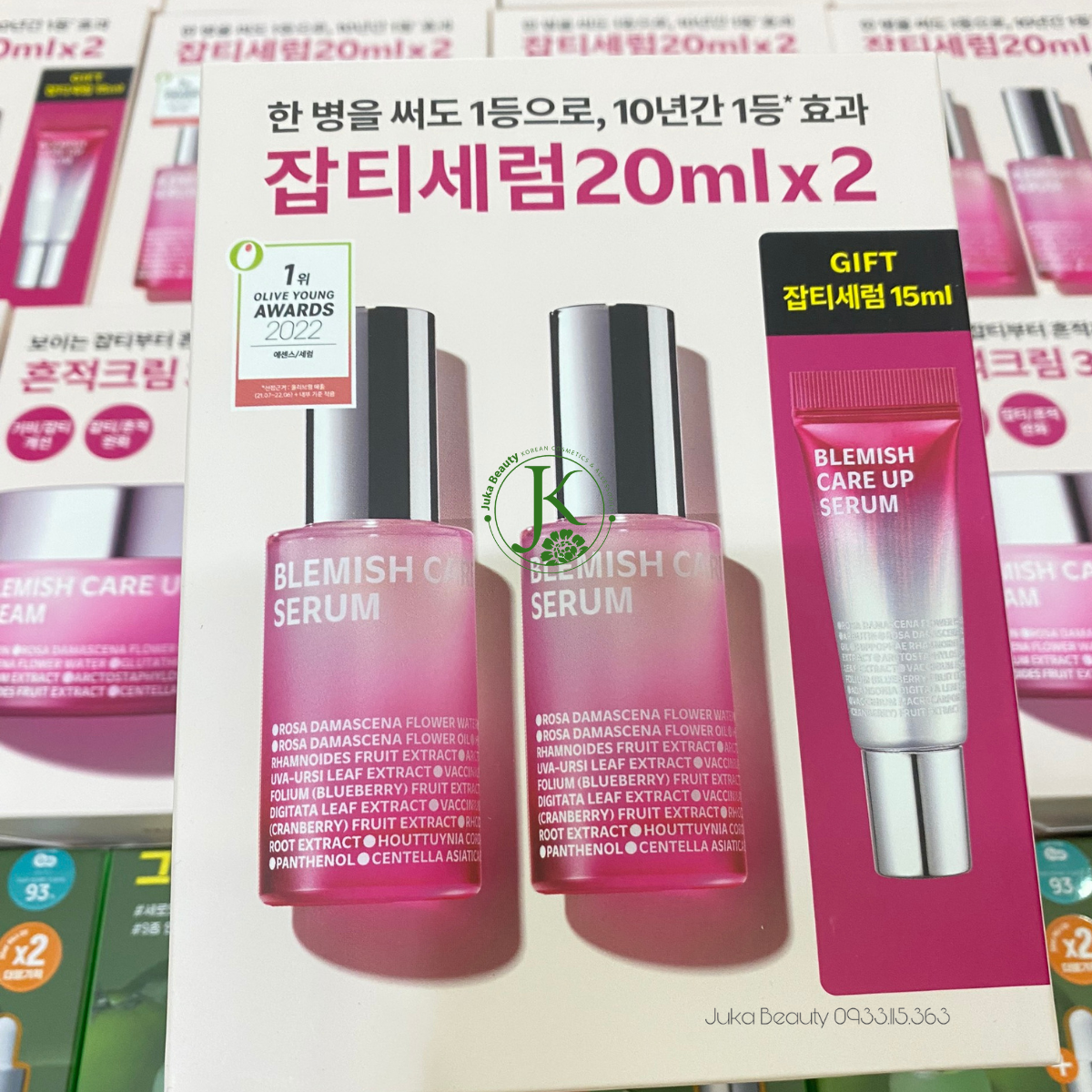  Tinh Chất Dưỡng Trắng, Mờ Thâm ISOI Blemish Care Up Serum (TÁCH SET) 