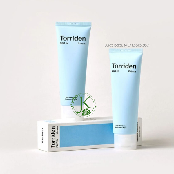  Kem Dưỡng ẩm Dành Cho Da Khô Torriden Dive In Low Molecular Hyaluronic Acid Cream 80ml 