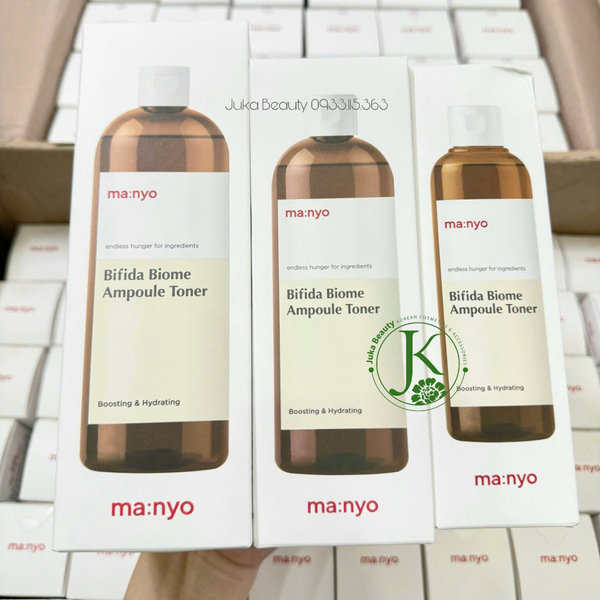  Nước Hoa Hồng Dưỡng ẩm, Phục hồi da Manyo Bifida Biome Ampoule Toner 