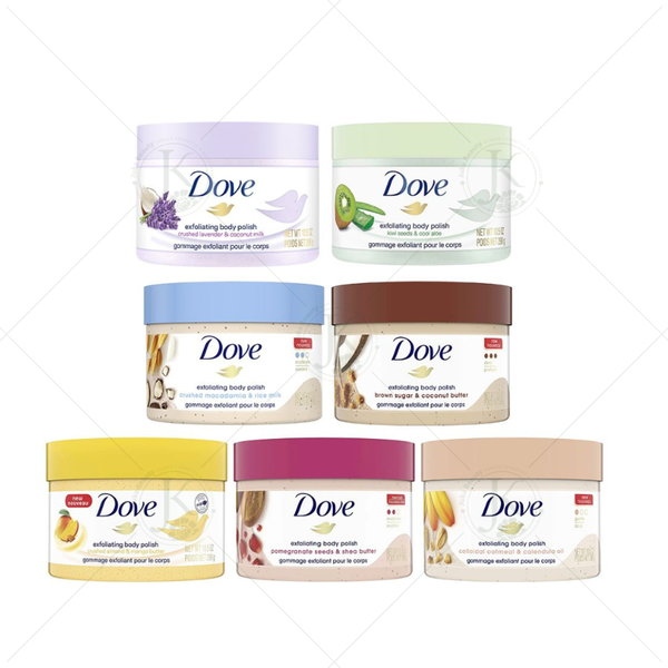  (Bản Mỹ) Tẩy Tế Bào Chết Cơ Thể Làm Sạch Da DOVE EXFOLIATING BODY POLISH 298g 