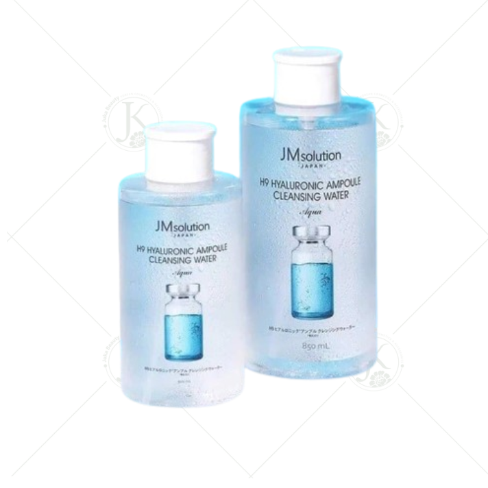  Nước Tẩy Trang Dịu Nhẹ JM Solution H9 Hyaluronic Ampoule Cleansing Water Aqua 500ml/ 850ml 