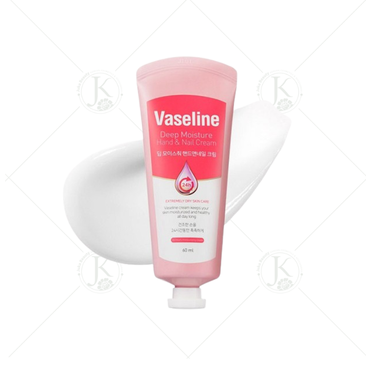  Kem Dưỡng Da Tay Và Móng, Cấp Ẩm Cho Da Vaseline 24h Deep Moisture Hand & Nail Cream 60ml 