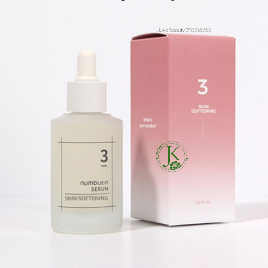  Tinh Chất Thu Nhỏ Lỗ Chân Lông, Tái Tạo Da Mềm Mịn Numbuzin No.3 Skin Softening Serum 50ml 