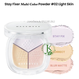  Phấn Phủ Dạng Bột Kiềm Dầu 24h Wakemake Stay Fixer Multi Color Powder 4g 
