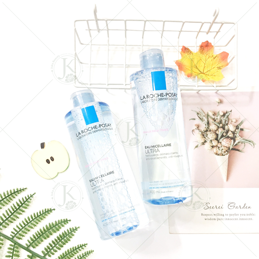  Nước Tẩy Trang Sạch Sâu La Roche-Posay Micellar Water - Peaux Reactive Skin 400ml (Xanh biển) 