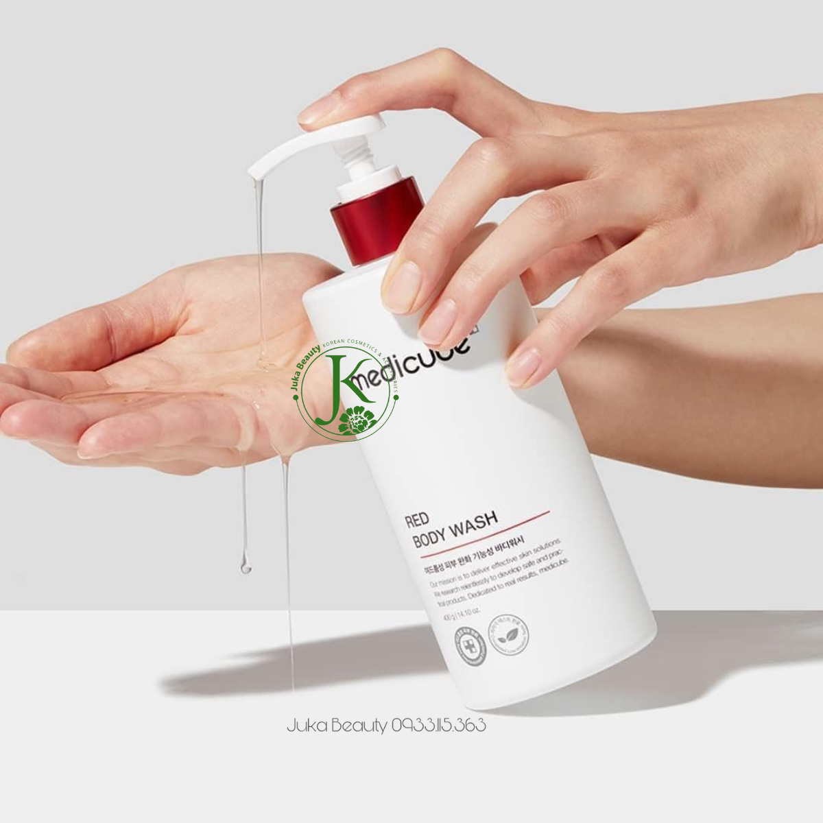 Sữa Tắm Giảm Mụn Lưng Medicube Red Acne Body Wash 400g 