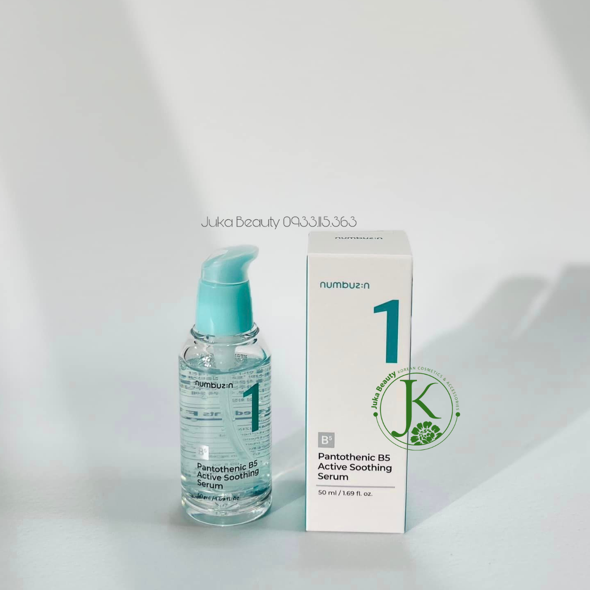  Tinh Chất Dưỡng ẩm, Giảm Dầu Nhờn Numbuzin No.1 Patothenic B5 Active Soothing Serum 50ml 