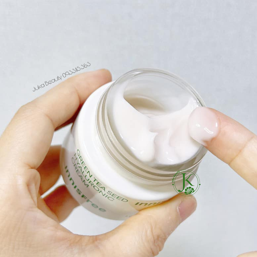  (Mẫu mới) Kem Dưỡng Trà Xanh Phục Hồi Da Innisfree Green Tea Seed Hyaluronic Cream 50ml 