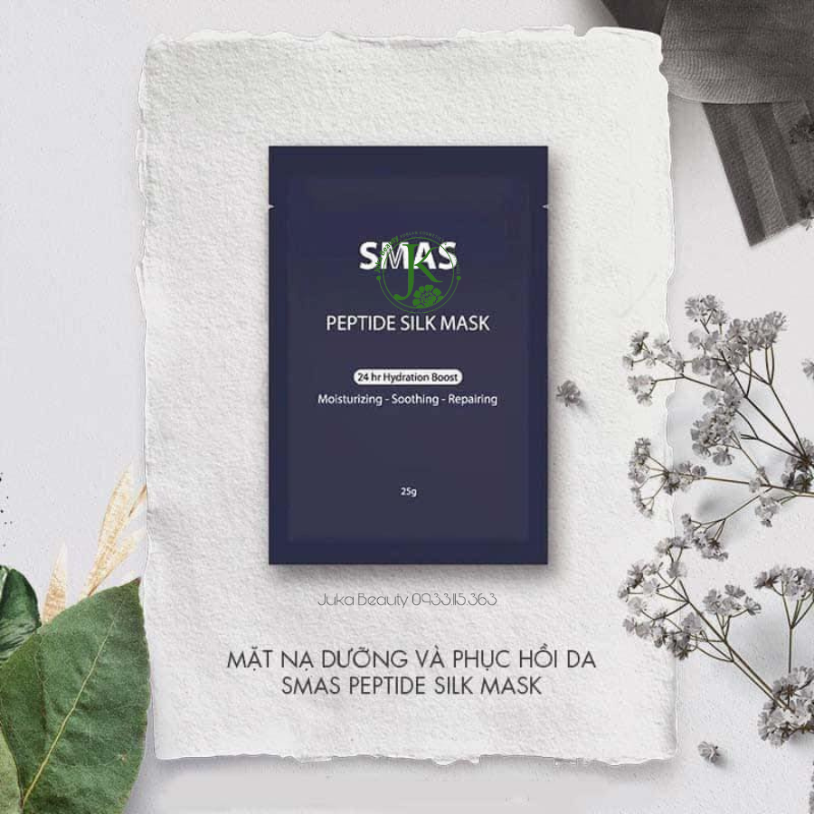  Mặt Nạ Phục Hồi Dưỡng ẩm Da SMAS Peptide Silk Mask 24hr Hydration Boost 25g 