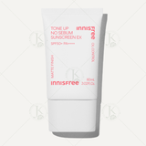  (Mẫu mới) Kem Chống Nắng Nâng Tone, Kiềm Dầu Innisfree Tone Up No Sebum Sunscreen SPF50+ PA++++ 60ml 