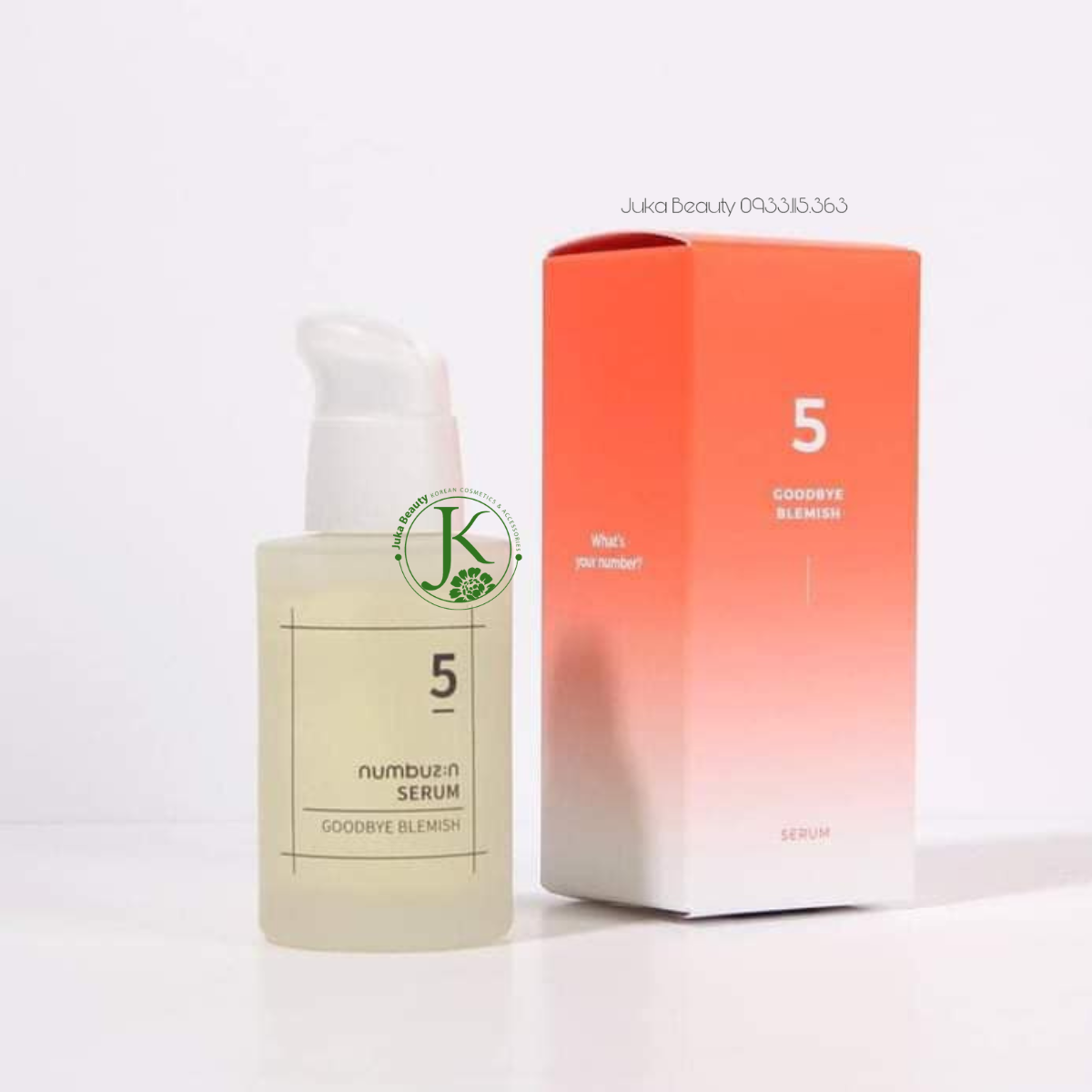  Tinh Chất Dưỡng Sáng, Giảm Mụn, Mờ Thâm Numbuzin Goodbye Blemish Serum No.5 50ml 