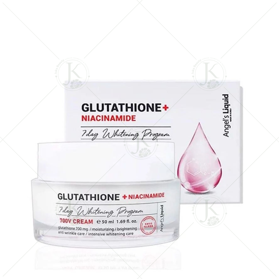 Kem Dưỡng Trắng, Kiềm Dầu Angel’s Liquid Glutathione + Niacinamide Cica Cream 50ml (Limited Edition) 