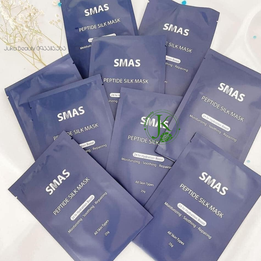  Mặt Nạ Phục Hồi Dưỡng ẩm Da SMAS Peptide Silk Mask 24hr Hydration Boost 25g 