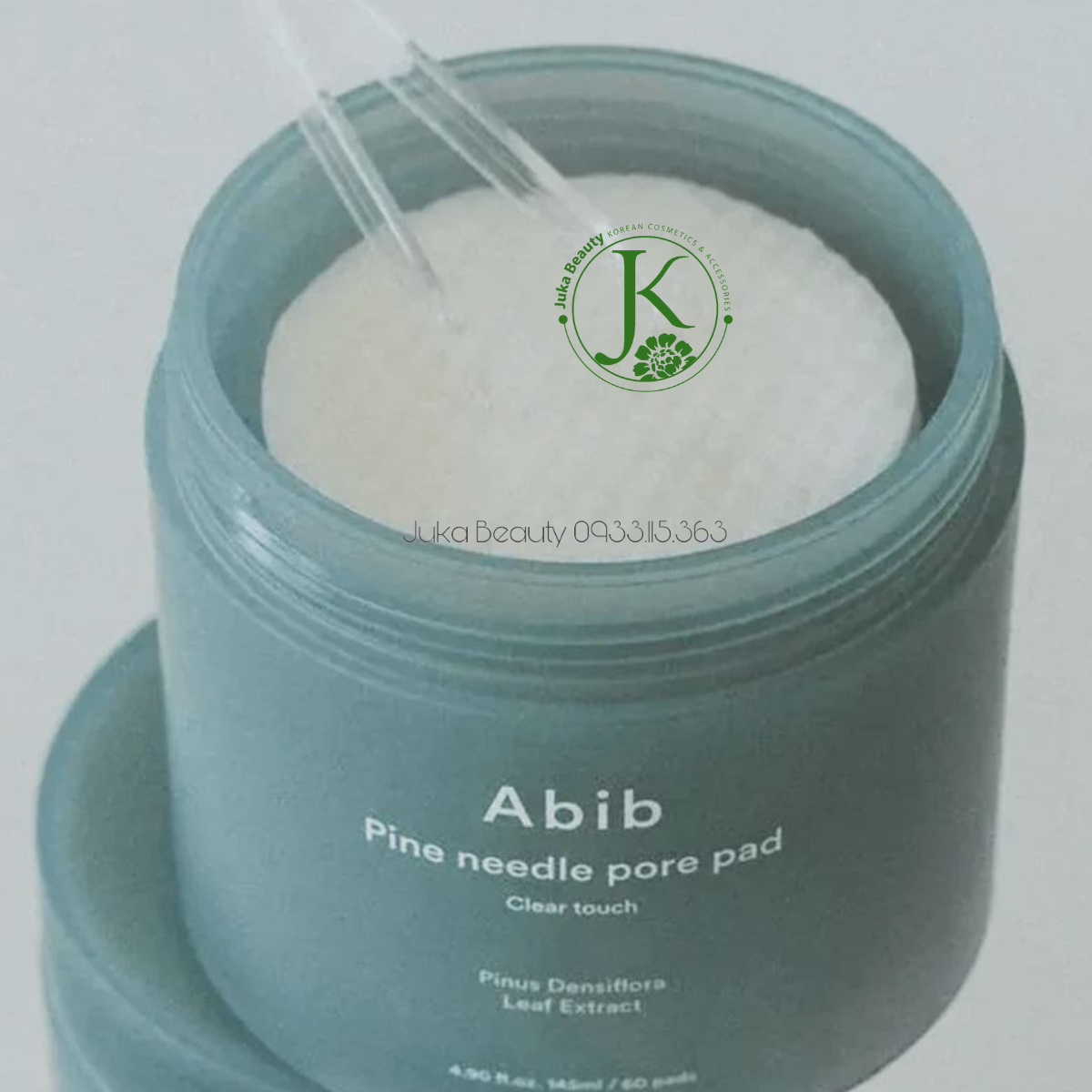  Miếng Bông Tẩy Da Chết, Làm Sạch Lỗ Chân Lông Abib Pine Needle Pore Pad Clear Touch 145ml (60 Miếng) 