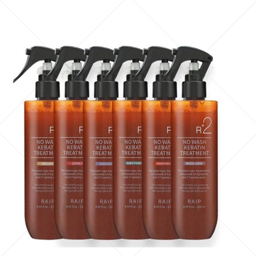  [MẪU MỚI] Xịt Dưỡng Tóc Mềm Mượt R2 No Wash Keratin Treatment 250ml 