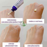  Kem Dưỡng Mắt Some By Mi 0.1% Retinol Intense Advanced Triple Action Eye Cream 30ml 