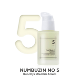  Tinh Chất Dưỡng Sáng, Giảm Mụn, Mờ Thâm Numbuzin Goodbye Blemish Serum No.5 50ml 