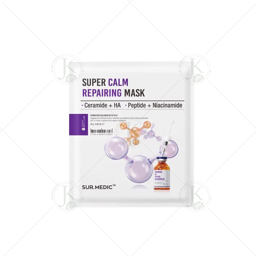 Mặt Nạ Phục Hồi, Làm Dịu Da Cấp Tốc Sur.Medic+ Super Calm Repairing Mask 28g (1 miếng)