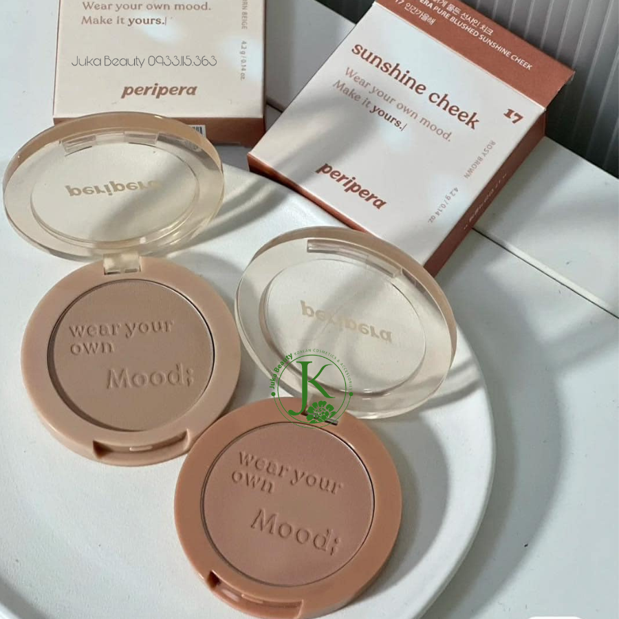  (NEW) Phấn Má Hồng Peripera Pure Blushed Sunshine Cheek 