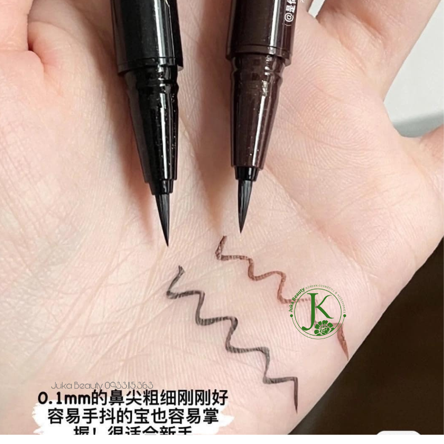  Bút Kẻ Mắt Nước Nét Mảnh, Lâu Trôi Kiss Me Heroine Make Smooth Liquid Eyeliner 0.4ml 