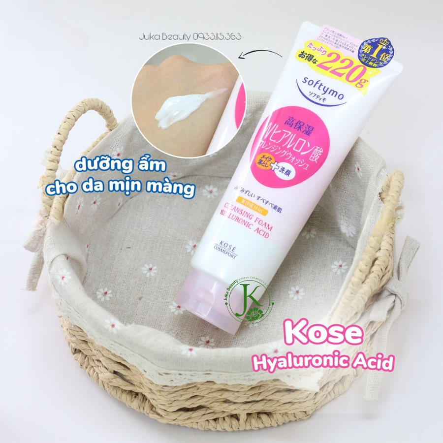  Sữa Rửa Mặt Tẩy Trang Dịu Nhẹ Kose Softymo Cleansing Foam 190g 