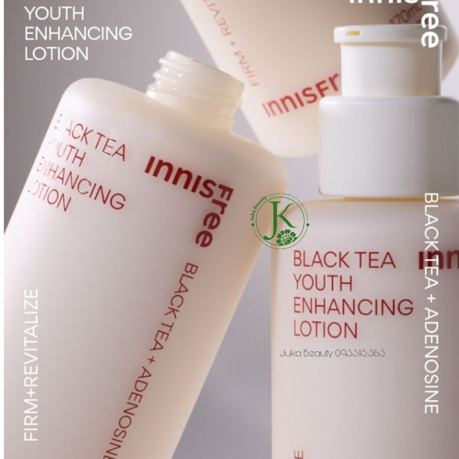  (Mẫu 2023) Sữa Dưỡng Chống Lão Hóa Innisfree Black Tea Youth Enhancing Lotion 170ml 