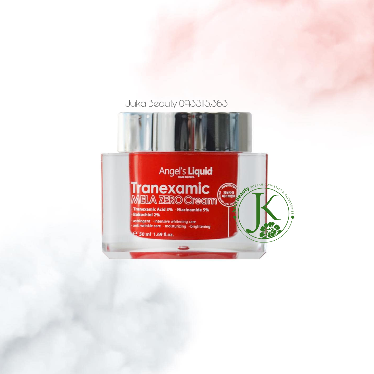  Kem Dưỡng Sáng Da, Giảm Thâm Nám Angel's Liquid Tranexamic Mela Zero Cream 50ml 