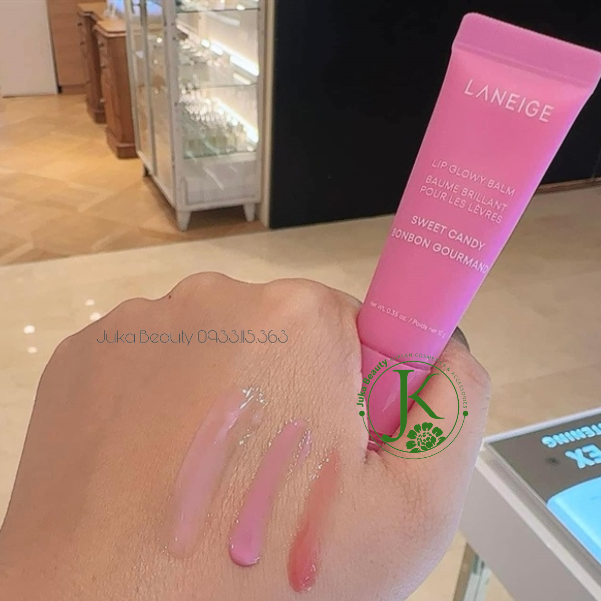  (Mẫu mới) Son Dưỡng Môi Căng Bóng Laneige Lip Glowy Balm 10g 