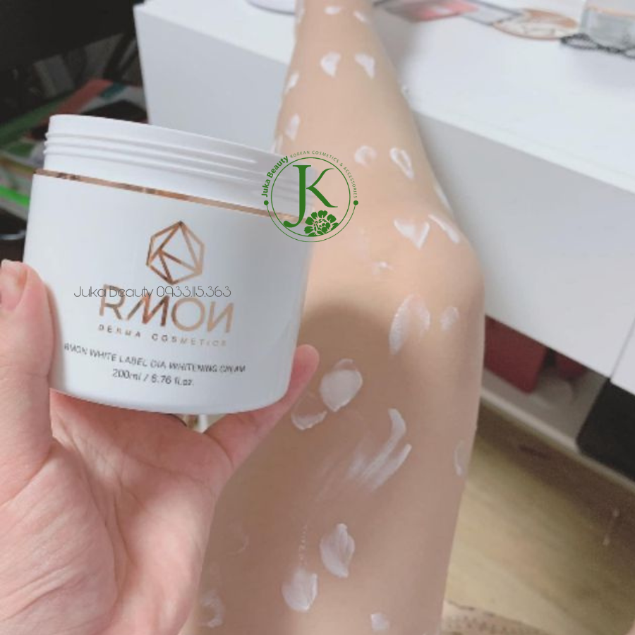  Kem Dưỡng Trắng Tế Bào Gốc Body Rmon White Label Dia Whitening Cream 200ml 